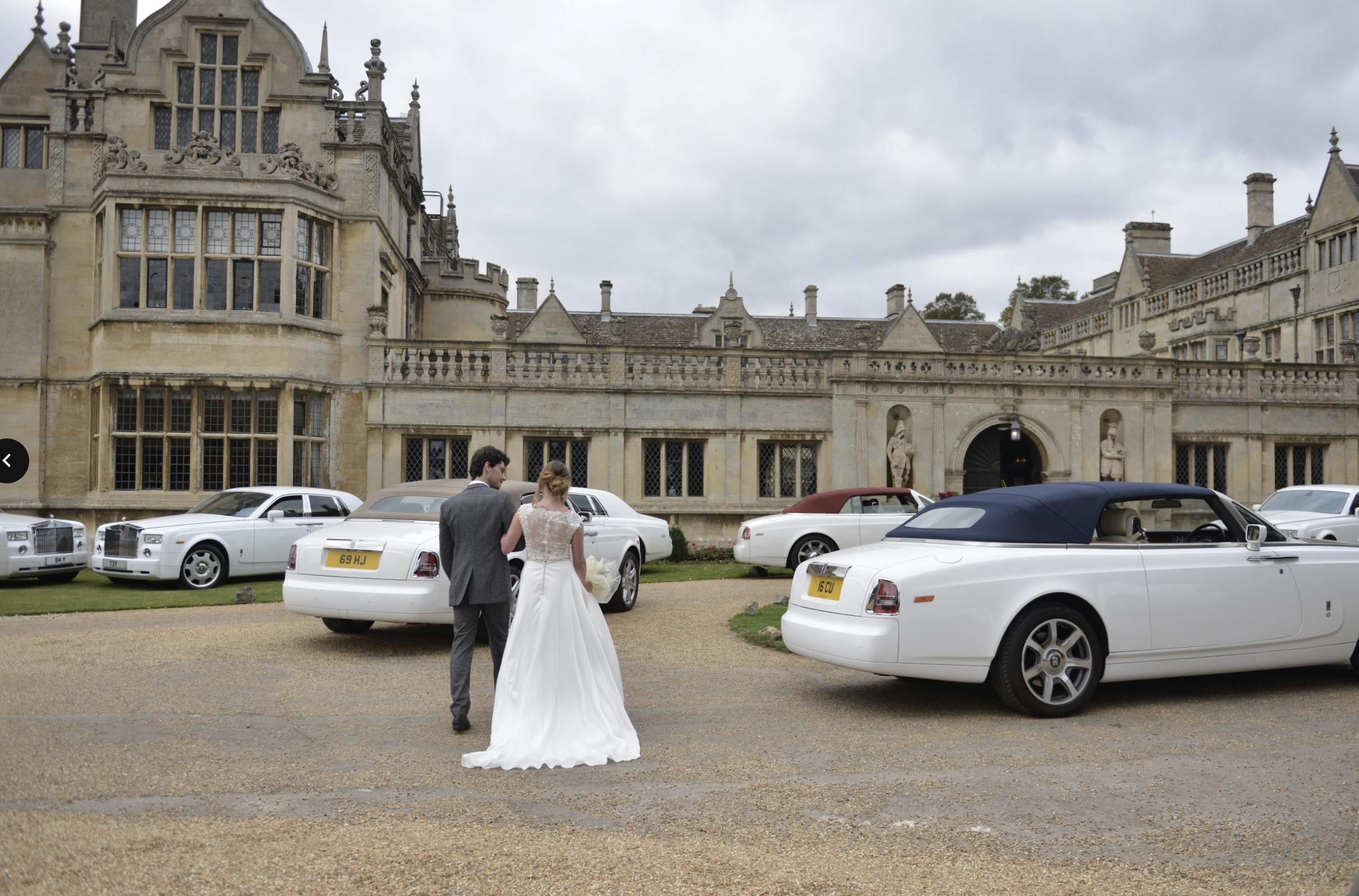 Rolls-Royce fleet wedding