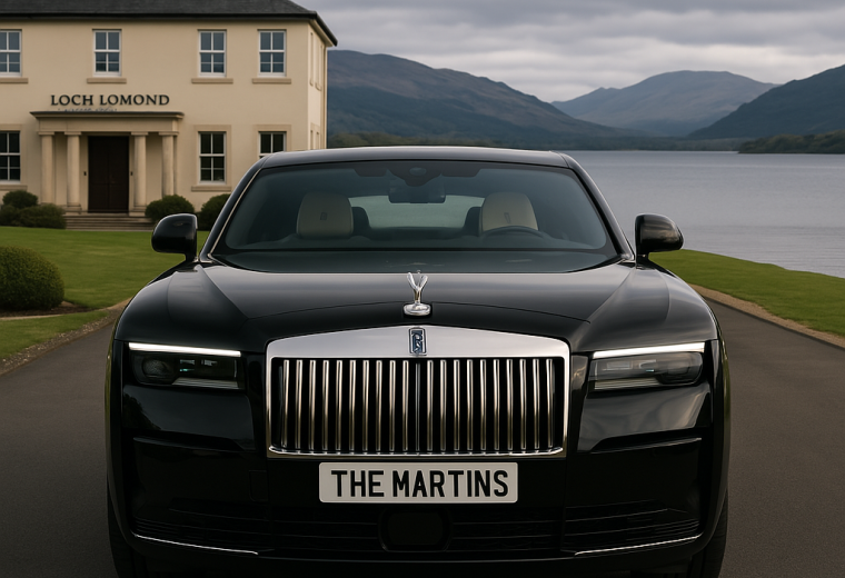 Rolls-Royce Spectre at Loch Lomond
