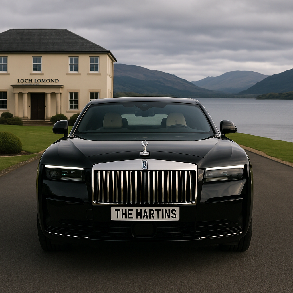 Rolls-Royce Spectre at Loch Lomond